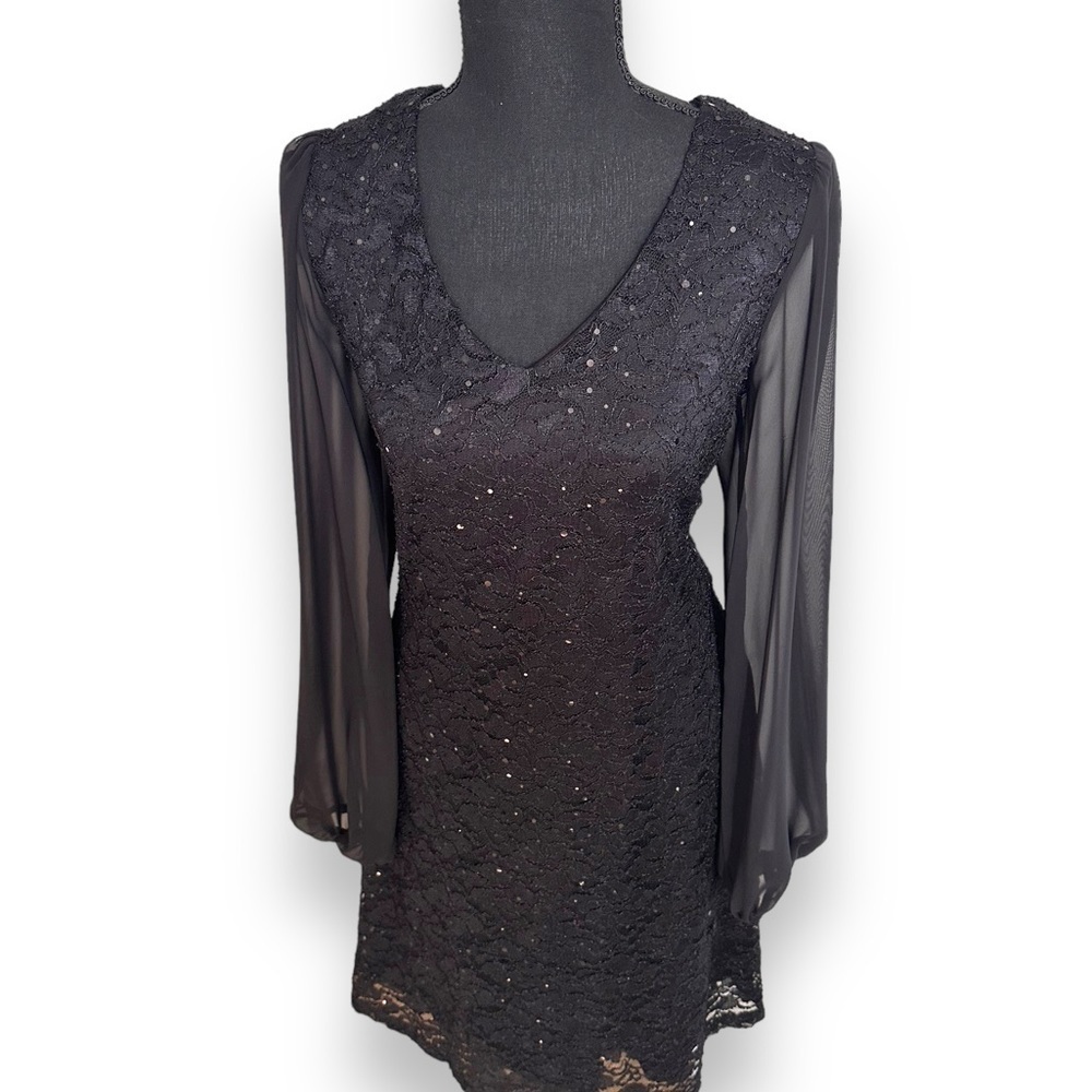 Connected Apparel Sequin Sheath Dress